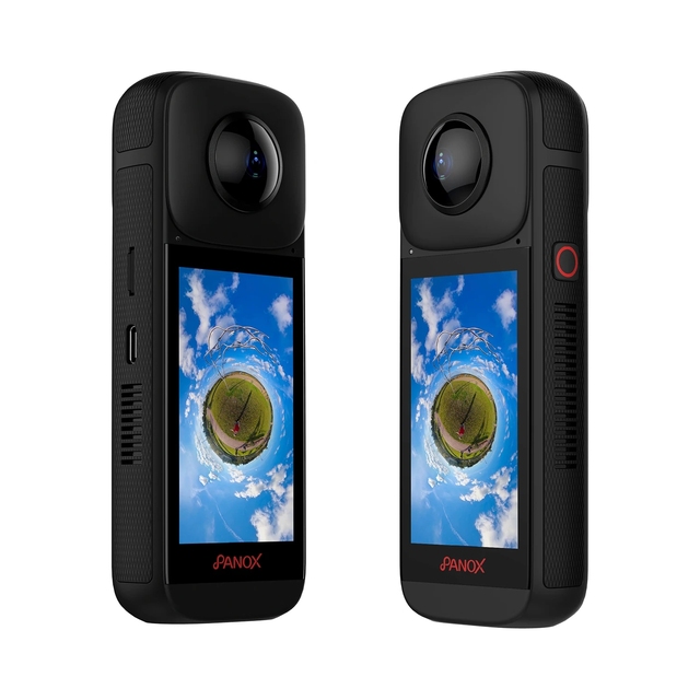 PilotPano PanoX V2 12K 360 Panoramic Action Camera Is Newly Launched with 8K Shooting and Can Be Used for Live Streaming Rid
