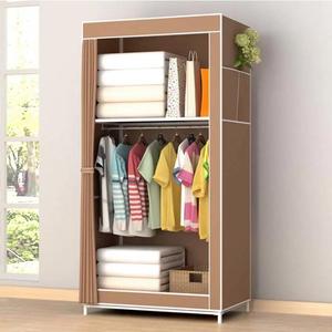 Armario de Almacenamiento Moderno a Prueba de Polvo con Tela No Tejida y Tubo de Acero, Diseño Desmontable y Riel Deslizante con Amortiguador Único - Product Image 1