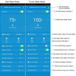 تويا استشعار مستوى المياه واي فاي وحدة تحكم تجاوز خزان حمام السباحة كاشف تدفق المنزل الذكي تسرب إنذار الفيضانات تسرب تسرب حماية كونلن - Product Image 3