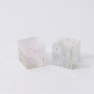 Custom Clear Plastic PVC High Transparent PET Frost Packaging Boxes For Make-up Packaging