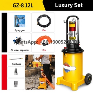 Máquina de Engrase Neumática de 12L, Tipo Pedal, Pequeña, Automática, de Alta Presión, con Bomba de Grasa Neumática - Product Image 5