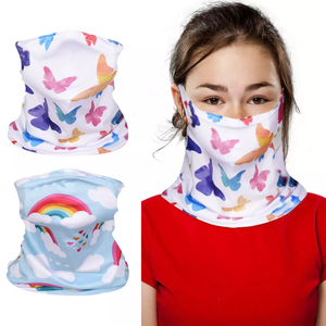 Masque facial de protection solaire anti-UV personnalisé cache-cou écharpe à séchage rapide cagoule de moto bandana pour enfant - Product Image 2