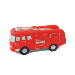 Balle anti-stress camion de pompiers avec logo personnalisé, jouet en mousse souple à presser, anti-stress, soulagement de l'anxiété, cadeau de sauvetage d'urgence pour pompier - Product Image 1