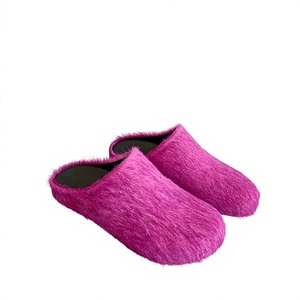 Sandalias de Diseñador 2026, Estilo Europeo, Cómodas, Casuales, de Lujo, Originales, con una Sola Tira, Parte Superior de Gamuza Vacuna - Product Image 1