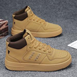 รองเท้าผ้าใบผู้ชายสไตล์ Dad Shoes รุ่นใหม่ สำหรับเล่นกีฬาและใส่ลำลอง ระบายอากาศได้ดี นุ่มสบาย ปิดด้วยซิป เพิ่มความสูง พื้นหนา - Product Image 1