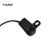 Interruptores Impermeables de 12V para Motocicleta con Botón de Luz de Emergencia, Freno, Arranque y Apagado, Montaje en Espejo para Faro