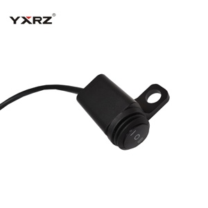 Interruptores de motocicleta a prueba de agua de 12V, interruptor de Faro de montaje de espejo con botón de encendido y apagado para motocicleta - Product Image 4