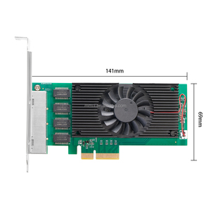 I225 4 Port 2.5G RJ45 Network <b>Adapter</b> PCIe PCI Quad 100/1000M/2500Mbp Gigabit Ethernet <b>Lan</b> Card Network Card - Product Image 2