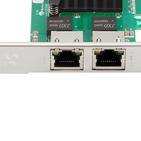 Carte réseau PCIe double port 2,5 G Realtek RTL8125B 2 x RJ45 filaire pour serveur, ordinateur de bureau, NAS