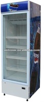 Congélateur vertical vitrine 400L à porte simple, vente directe usine