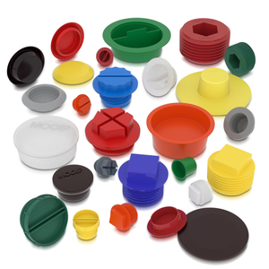 Topi pesawat colokan pipa ulir konektor puting plastik hidrolik pneumatik ujung silinder tutup dan colokan - Product Image 1