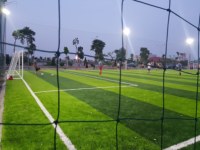 Gazon artificiel pour terrain de football en gros AVG, revêtement de sol sportif pas cher, gazon artificiel pour le football