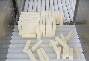 Kommerzielle Wurst-<span class=keywords><strong>Spam</strong></span>-Schweinchen Mittagessen Fleisch Tofu Mozzarella Kammembert Milch Kurde Käse Schneidemaschine Schneidemaschine - Product Image 4