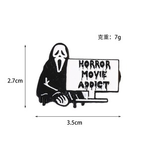 Sáng Tạo Vụ Nổ Phim Hoạt Hình Trâm Thời Trang Trang Trí Kim Loại Huy Hiệu Cá Nhân Quần Áo Phụ Kiện Và Pin Huy Hiệu Cho Nam Giới Phụ Nữ - Product Image 5