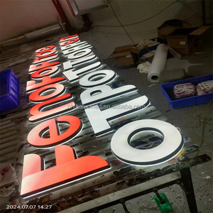 Letrero personalizado con letras LED, letrero iluminado con LED de pared de oficina interior, letrero de negocios LED con letras acrílicas para taller de reparación de teléfonos - Product Image 1