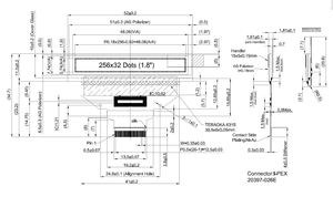 شاشة OLED مقاس 1.8 بوصة بدقة 256×32 نقطة، شاشات LCD من نوع OLED - Product Image 6