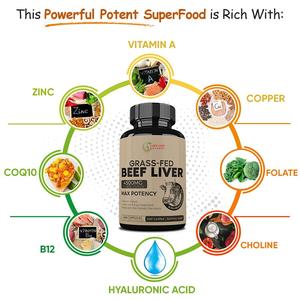 דשא ניזון כמוסות כבד בשר בקר מיובש עם ויטמין ברזל טבעי ויטמין <span class=keywords><strong>b12</strong></span> לשפר את מרעה האנרגיה עלה ב חדש zealand - Product Image 2