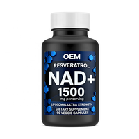 Cápsulas de Gel Suave de Vitaminas Premium NAD+ en Venta, 300 mg 1000 mg, Productos de Belleza, Antioxidantes, Certificados, OEM, Marca Privada, para Adultos