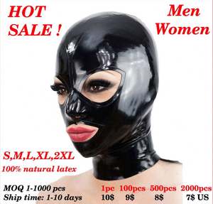 Mũ trùm đầu bằng latex gợi cảm Halloween dành cho người lớn, đồ chơi tình dục, đạo cụ đóng vai - Product Image 5