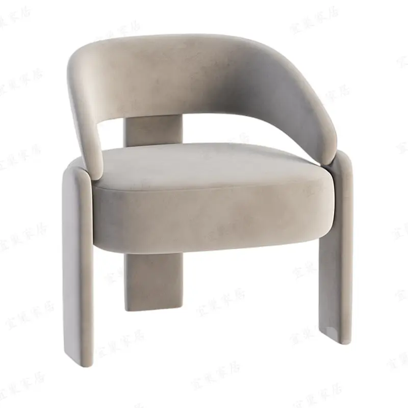 불산 가구 화이트 보큘 패브릭 거실 레저 의자 볼 모양 테디 패브릭 소파 세트 모던 디자인 클럽 의자 북유럽