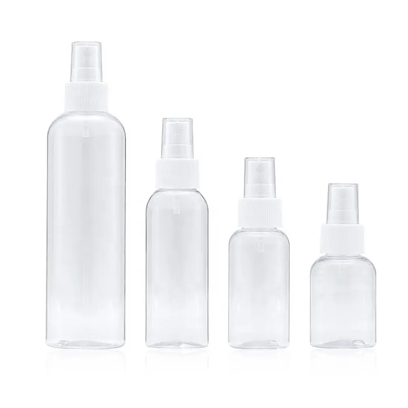 50ml 75ml 100ml 250ml hochwertige transparente Parfüm tragbare Sortier-Kunststoff-Sprüh flasche