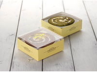 Boîte d'emballage pour gâteau roulé au fromage de 4 pouces, mousse, dessert, pâtisserie aux fruits, boîte d'emballage pour pâtisserie