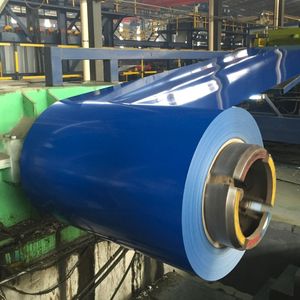 Bobine d'acier galvanisé prépeint PPGI à prix avantageux, imprimée en couleur, dx51d z100 z275 RAL9003 RAL 9006, pour la construction - Product Image 2