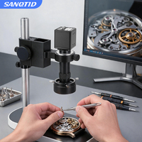 SANQTID TD-10ML-VB20 Caméra industrielle VGA Loupe pour réparation de PCB de téléphone portable Mesure LED Microscope numérique électronique 130X