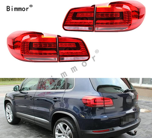 Bimmor 3 feu arrière de voiture pour VW Volkswagen Tiguan feu arrière extérieur arrière 2013-2015 feu arrière feu arrière remplacement d'usine - Product Image 3