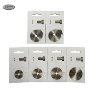 Disque de coupe diamanté miniature Johnson Tools avec mandrin pour outil rotatif, pierre, verre, carrelage, tige universelle