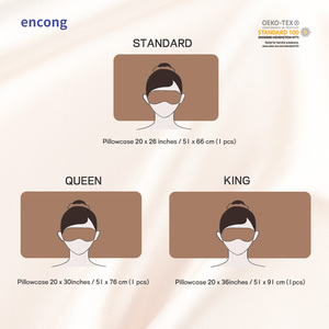 หน้ากากปิดตาเมมโมรี่<span class=keywords><strong>โฟม</strong></span>แบบปรับได้ 3 มิติ ผ้าไหม หน้ากากปิดตาผ้าไหม หมอนผ้าไหมเด็ก ชุดหน้ากากปิดตาและปลอกหมอนผ้าไหมมัลเบอร์รี่ - Product Image 2