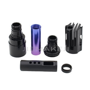 قطع ألومنيوم مخصصة مصنعة بتقنية CNC معالجة بالأنودة السوداء، قطع من الفولاذ المقاوم للصدأ والنحاس للحفر والتفريز لخدمات التصنيع - Product Image 2