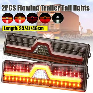 2 feux arrière LED 24V pour camion, feux de freinage et clignotants pour remorque, caravane, camping-car, bus, tracteur, poids lourd - Product Image 1