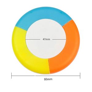 Surligneur coloré pour <span class=keywords><strong>bureau</strong></span> et étudiants, marqueur <span class=keywords><strong>Sharpie</strong></span>, forme ronde amovible avec pointe biseautée - Product Image 6