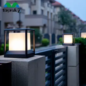 Olar-lámpara solar con sensor para exteriores, luz led impermeable para valla de patio y jardín