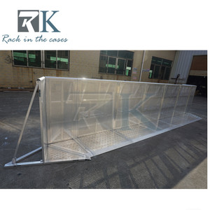 Mobile Crowd Control Barrier Silver Crowd Barrier High Quality Barricade Fence Safety Crowd Barrier for Concert Use - Product Image 3