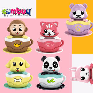 Giocattoli a Molla Miniatura con Animali Cartoon, Disco Volante Rotante - Product Image 2