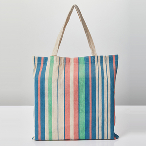 Gahumi lujo ecológico 100% algodón Natural bolsa de lona asas de alta calidad plegable maquillaje portador dibujos animados bolsa de compras - Product Image 3
