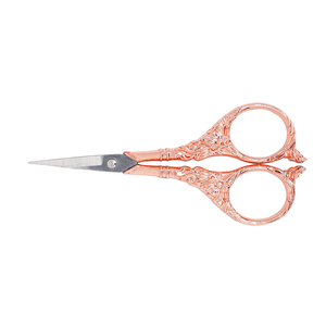 Ciseaux à cuticules en acier inoxydable du fabricant avec pointe aiguisée et lame droite pour salon de manucure, outil de beauté - Product Image 2