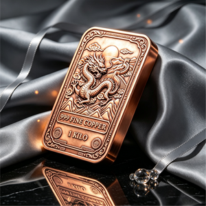 Barra de cobre de 1 kg para inversión - Product Image 1