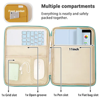 Cocok untuk Apple Smart Keyboard Tablet Laptop Pelindung Tas Sarung Kantong untuk iPad 7.9-11 Inci