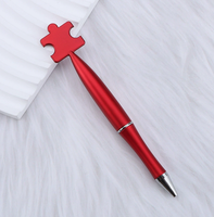 Stylo bille personnalisé en forme de bloc de construction, papeterie créative et originale, cadeau promotionnel pour le bureau et l'école
