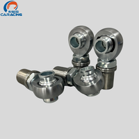 Rotule en acier allié haute précision Caracing 7/8-14, boule de 1,375 po, alésage de 0,75 po, certifiée ISO 9001, résistante à la corrosion, entièrement filetée