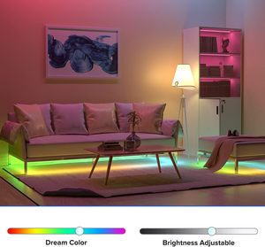 Linh hoạt thông minh RGB RGBW rgbww COB có thể điều chỉnh <span class=keywords><strong>LED</strong></span> dải ánh sáng Wifi tuya ứng dụng điều khiển cho đèn nền phòng ngủ 24V RGB COB <span class=keywords><strong>LED</strong></span> Strip - Product Image 6