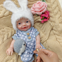 Neuerscheinung 12-Zoll Silikon-Reborn-Babypuppe 30cm Handgefertigte Kleinkind-Begleitpuppen