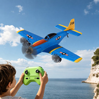 Avion RC P-51 Mustang 2CH 2.4G en mousse EPP, planeur télécommandé 150m, prêt à l'emploi en boîte de vente au détail