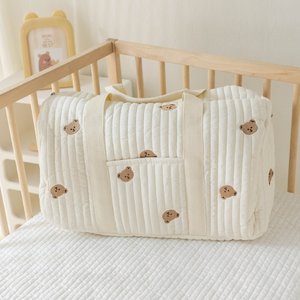 <span class=keywords><strong>Sac</strong></span> de voyage pour couette de grande capacité, <span class=keywords><strong>sac</strong></span> de rangement léger, <span class=keywords><strong>sac</strong></span> bandoulière, <span class=keywords><strong>sac</strong></span> à <span class=keywords><strong>langer</strong></span> brodé pour maman - Product Image 2