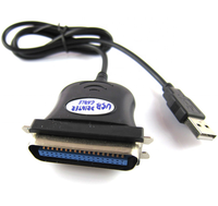 USB untuk Paralel IEEE 1284 36 Printer Adaptor Kabel