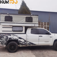 Huntoo Manufacturers 4x4 Overland - Camping-car amovible léger en fibre de verre pour pick-up, 4 saisons, pour le camping en plein air