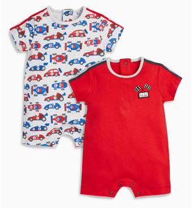 Combinaison pour bébé garçon nouveau-né, style sportif, imprimé personnalisé, coton biologique, vêtements joyeux - Product Image 1
